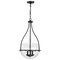 Nuvo Amado 3-Light Pendant 14 in. Matte Black Clear Glass 60/7820 - alternate 2